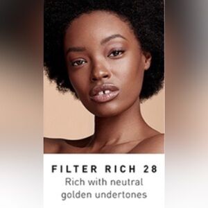 FOUNDATION Morphe filter effect foundation in RICH 28 ‼️discontinued product‼️